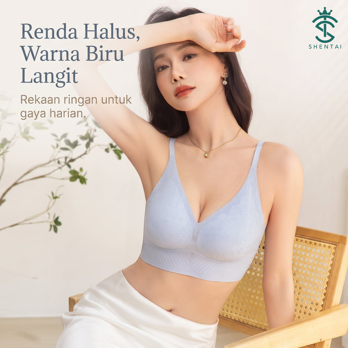 AirLace Wireless Bra – 6202, complete product view