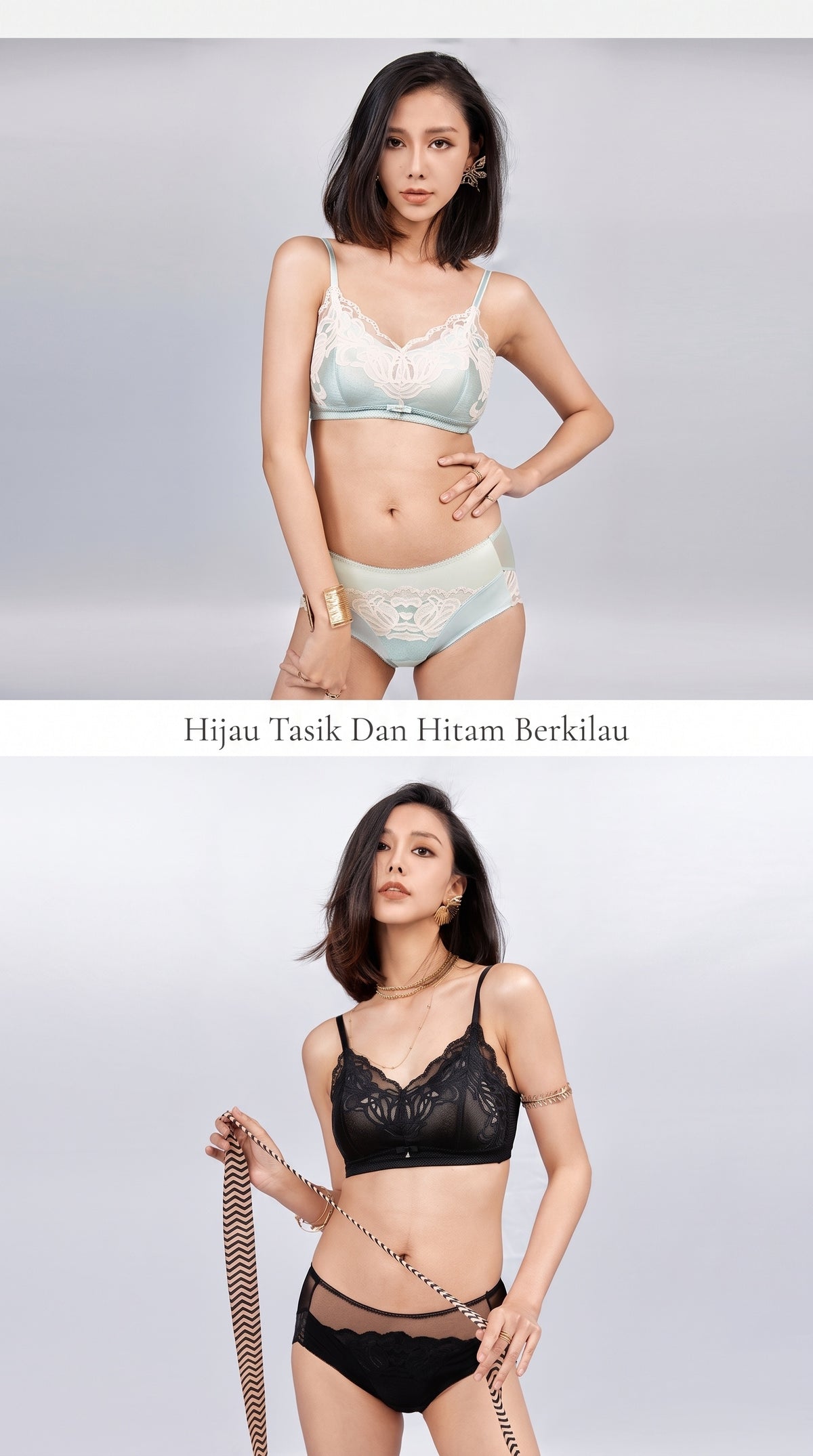 Bra Wanita Renda 3/4 Cawan Model Bintang, 3 Warna 2301 – butiran produk 1