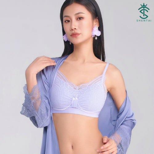Bra Wanita 3/4 Cawan Gaya Rama-rama, 4 Warna 2401 – imej produk 2