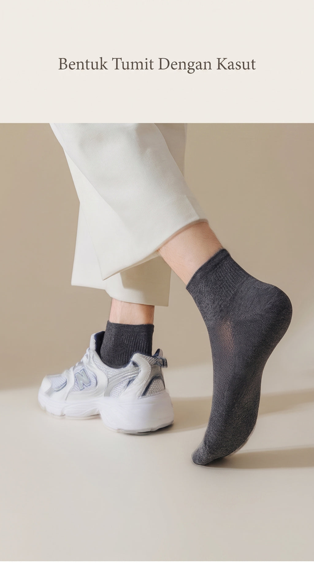 Men's 5-Pair Cotton-Blend Socks — 03, product detail 02