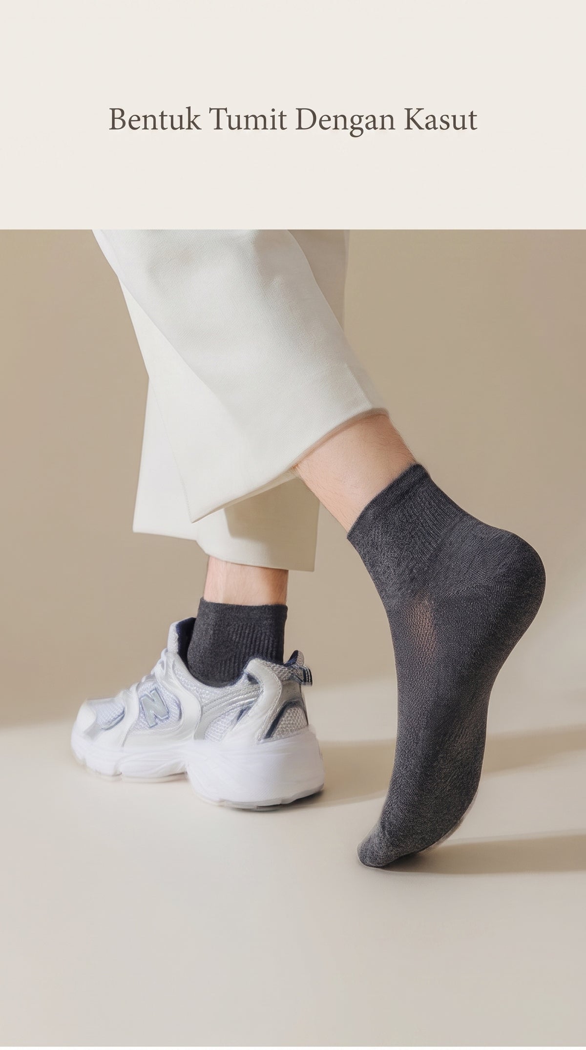 Men's 5-Pair Cotton-Blend Socks — 03, product detail 02