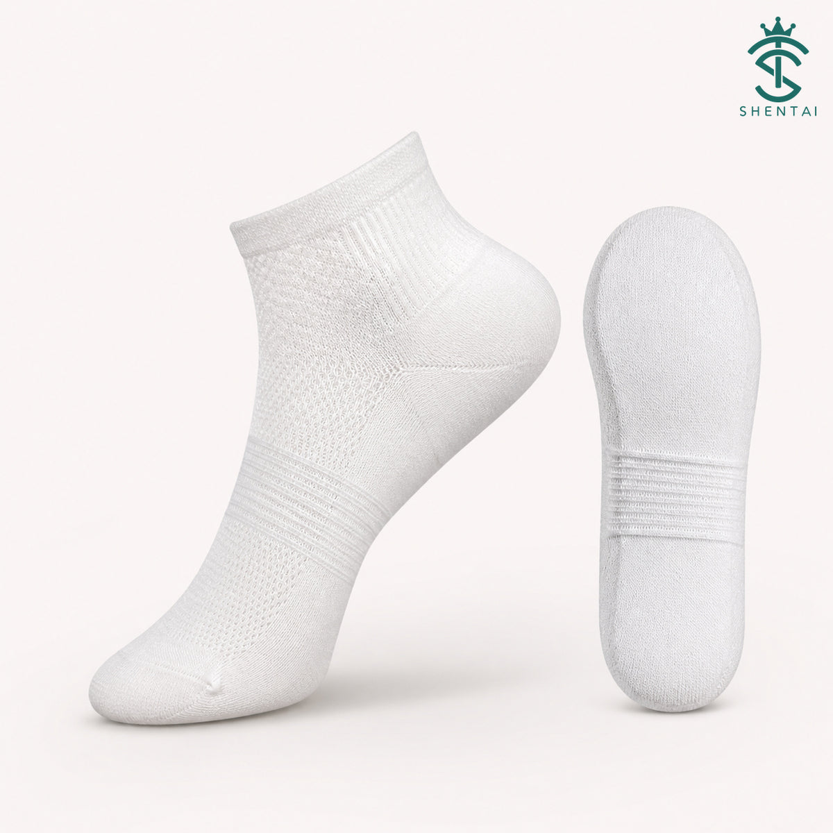 Women's 5-Pair Cotton-Blend Socks — 04, product feature view 04