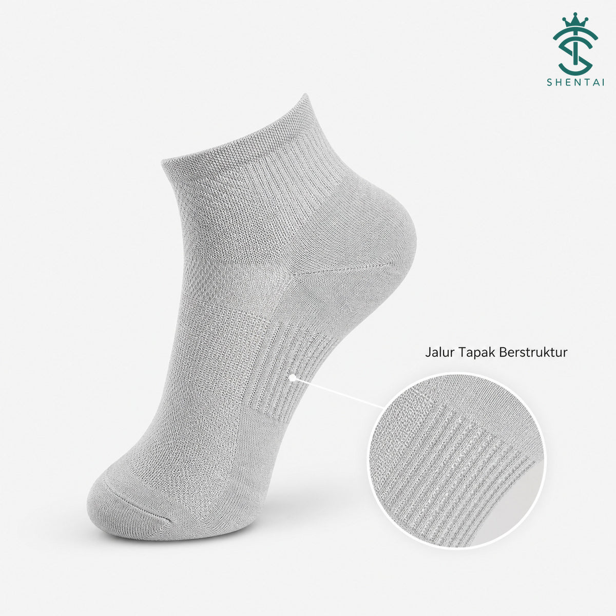 Men's 5-Pair Cotton-Blend Socks — 03, product feature view 04