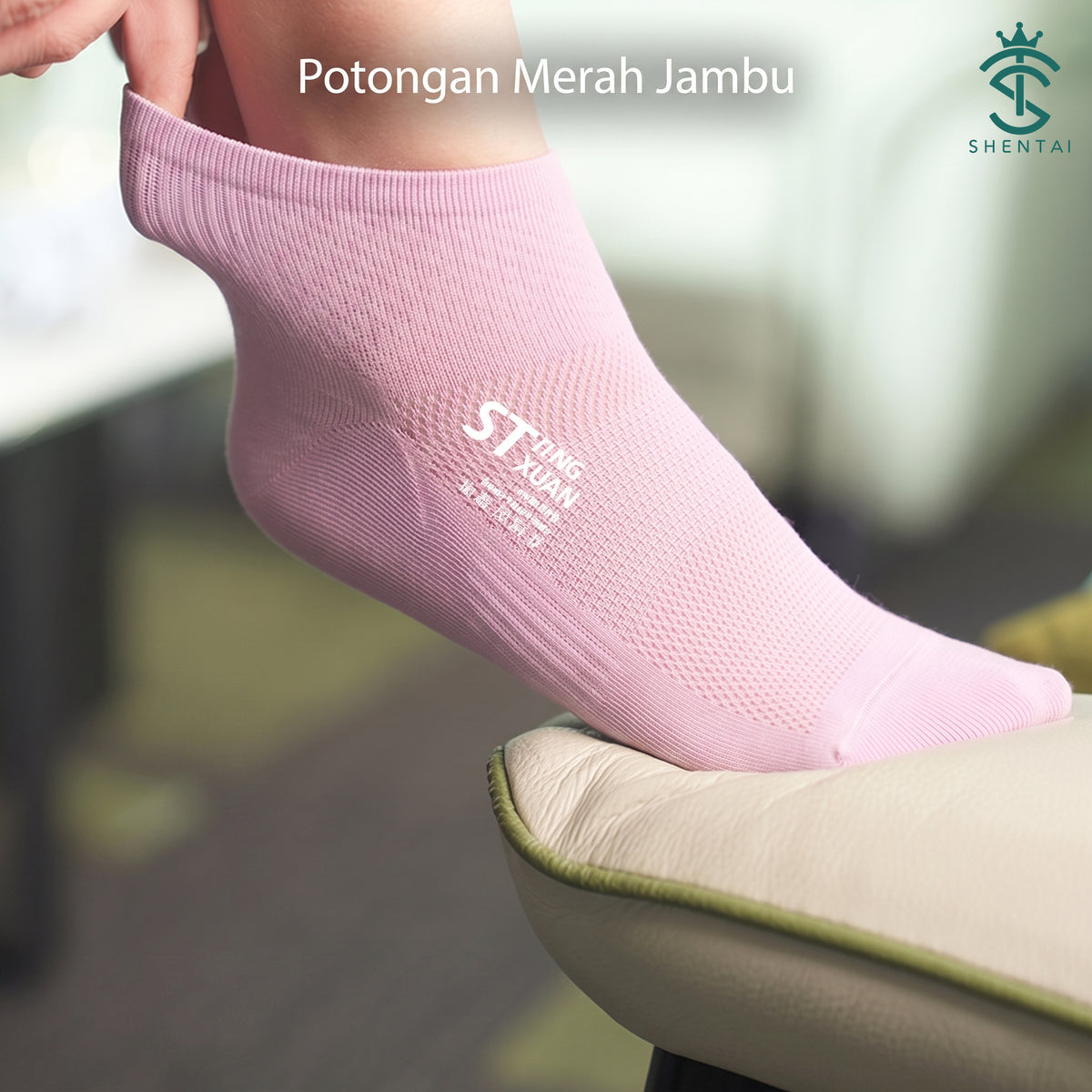 Women's 5-Pair Cotton-Blend Socks — 04, product feature view 07