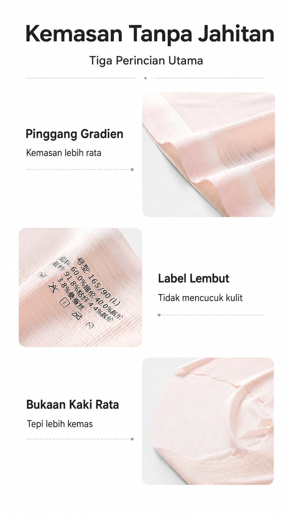 No-Show Five-Colour Brief Set – 8018, product detail 03