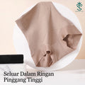 Seluar Dalam Wanita Pinggang Tinggi Corak Komik, 2 Warna Selesa 2904 – imej produk 1