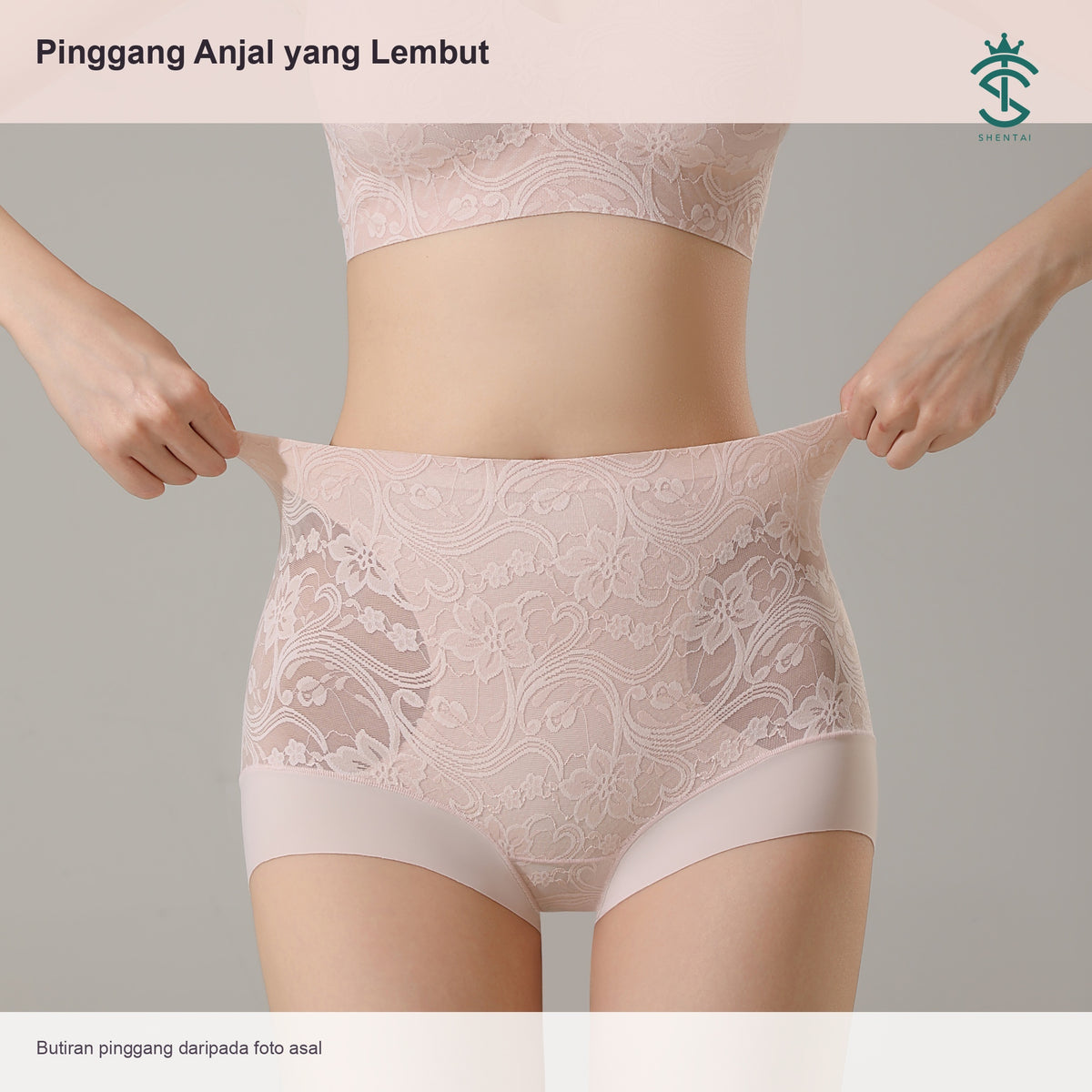 Seluar Dalam Wanita Renda Pinggang Tinggi, Ringan dan Selesa 2889 – imej produk 7