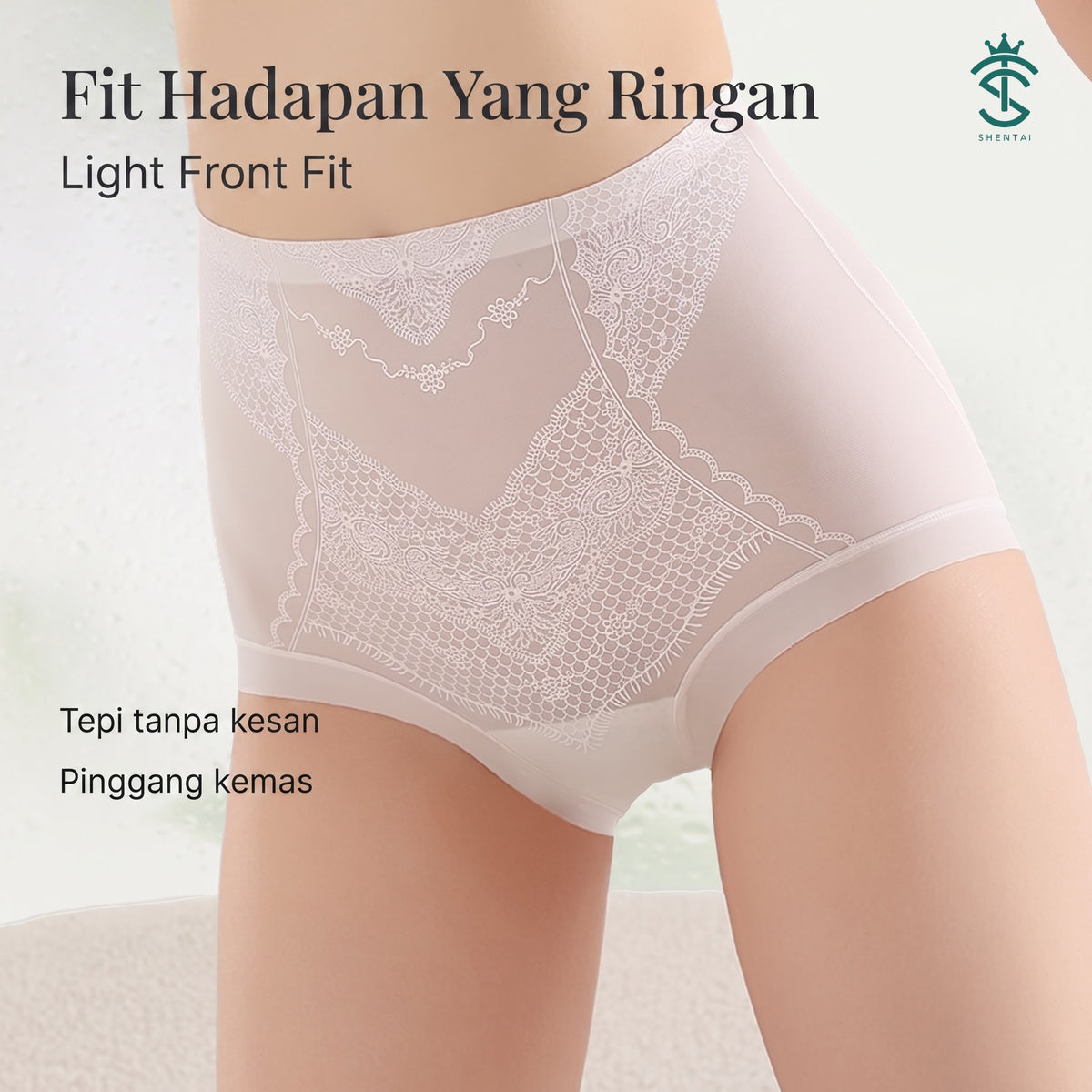 Seluar Dalam Wanita Tanpa Kesan Nipis Ringan, 6 Warna Selesa 113 – imej produk 2