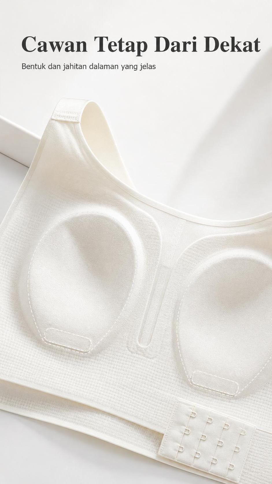 Soft-Shine Wide-Strap Wireless Bra – 8856, product detail 03