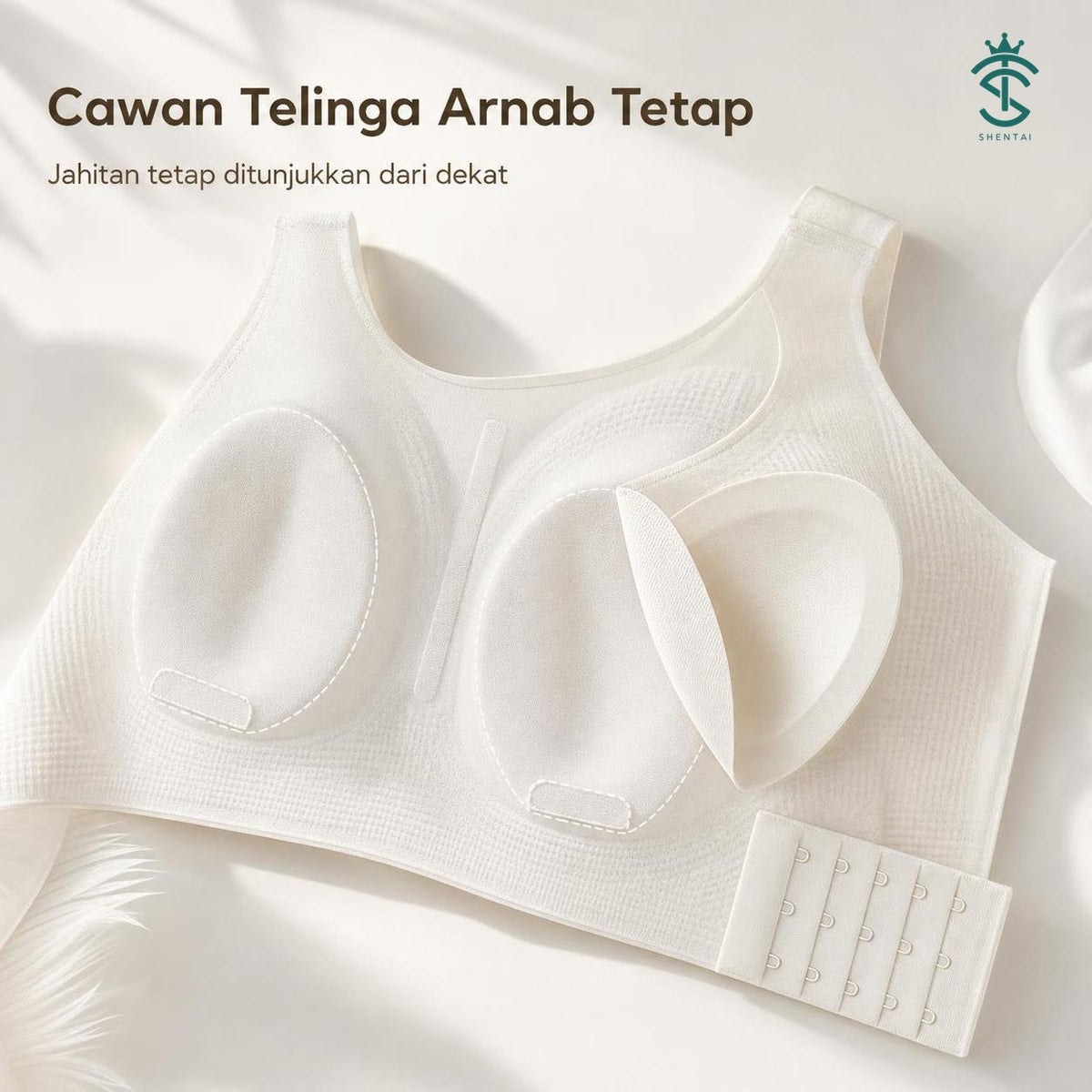Soft-Shine Wide-Strap Wireless Bra – 8856, product feature view 05