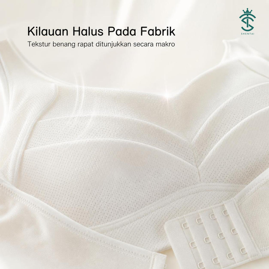 Soft-Shine Wide-Strap Wireless Bra – 8856, product feature view 06
